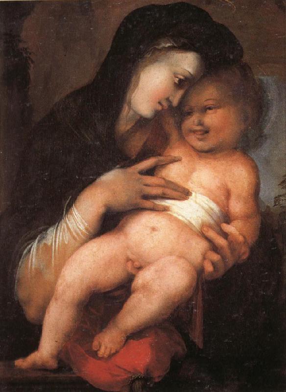 BERRUGUETE, Alonso Madonna and Child oil painting picture